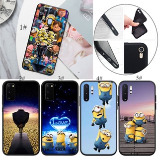 Pj69 เคสโทรศัพท์มือถือแบบนิ่ม ลายการ์ตูนมินเนี่ยน สําหรับ Samsung Galaxy A82 A70 A50S A50 A40S A30S A30 A20S A20 A12