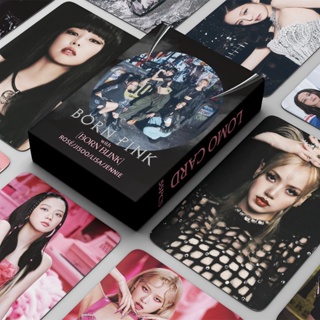 โปสการ์ด Black-Pink JENNIE LISA ROSE JISOO สีดํา สีชมพู สําหรับอัลบั้มรูปรัก จํานวน 55 ชิ้น ต่อกล่อง