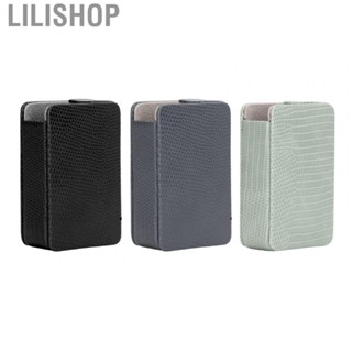 Lilishop Cigarettes Box Holder Cigarettes Box Case Lizard Designed PU Leather for Business