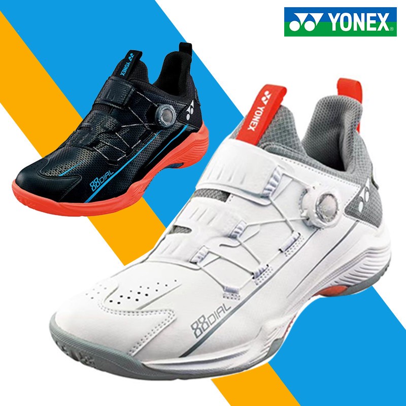 ge【SALE】 รองเท้าคู่รักผู้ชายและผู้หญิง22 YONEX YY กีฬารองเท้าแบดมินตันสำหรับบุรุษและสตรี SHB-88D รุ่นที่สอง SHB88D2 C
