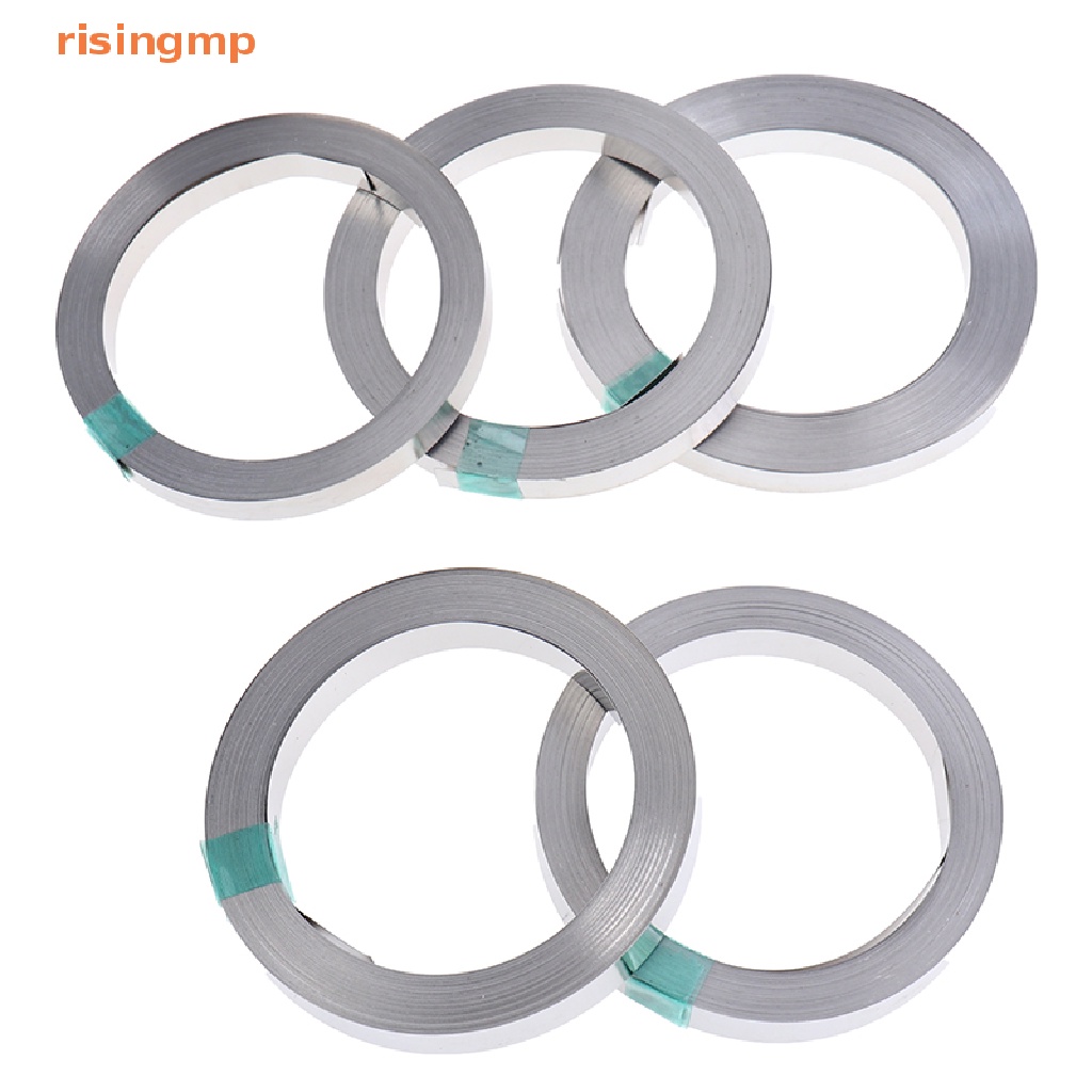 F& E 10M 6 มม. 8 มม. x 0.1 / 0,12 / 0,15 เทปแถบนิกเกิลสําหรับ Li 18650 Spot