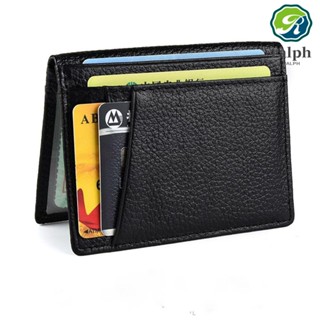 RALPH Bag Credit Card Holders Small Super Slim Men Wallet for Driver License Bifold Purse Business Wallet with 8 Card Slots Soft Thin Genuine Leather/Multicolor