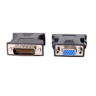 ตัวแยกวิดีโอ 1 ถึง 1 DMS-59 DMS59 59Pin DVI ตัวผู้ เป็น VGA ตัวเมีย 1 พอร์ต