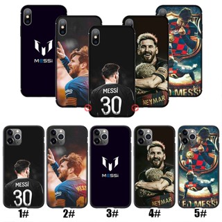 เคสโทรศัพท์มือถือ ลาย Lionel Messi สําหรับ iPhone 12 13 Pro X XS Max Mini 85IOP