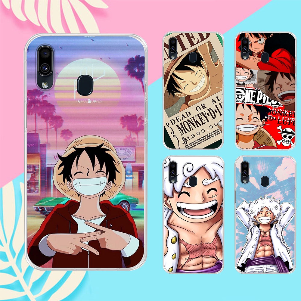 ปลอกโทรศัพท์ภาพวาดโปร่งใส LG Stylo 6 7 V40 V50 V60 กํามะหยี่ G9 X สไตล์ X4 92ZL luffy