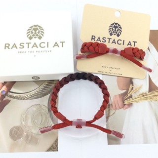 RASTAClAT สร้อยข้อมือพิเศษสีแดงสีดําไล่ระดับสี FIRED EDGES สร้อยข้อมือถักพร้อมกล่องของขวัญพรีเมี่ยม Perspective Series เข็มกลัดซิลิโคนคุณภาพสูง