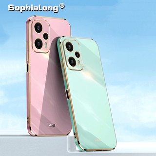 Xiaomi Redmi Note 12 Turbo Explorer Discovery Pro Plus + เคสนิ่ม ชุบสี ด้านหลัง เคสโทรศัพท์