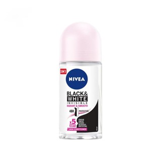 Nivea นีเวีย ดิโอ อินวิซิเบิ้ล แบล็ค แอนด์ ไวท์ เคลียร์ โรลออน 50มล.