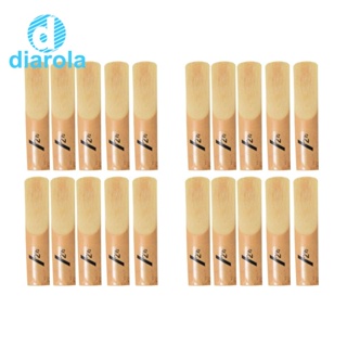 20Pcs Bb Clarinet Reeds Strength 2.5 2-1/2 Reed Bamboo Woodwind Instrument Parts &amp; Accessories