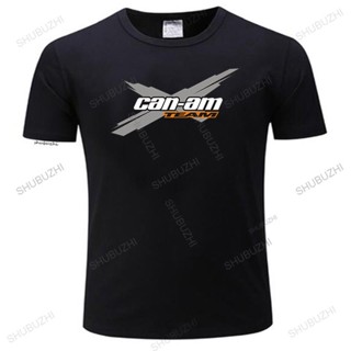 มาใหม่ เสื้อยืดลําลอง แขนสั้น พิมพ์ลาย Can-Am Team Brp Atv สีดํา ขนาดใหญ่ สําหรับผู้ชาย