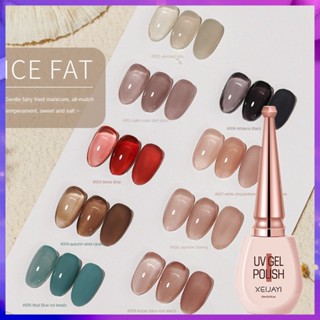 สีทาเล็บเจล สีเจลใสๆ gel nail polish ชุดยาทาเล็บเจล UV เจลโกโก้ นม กาแฟ ขนาด 15 มล. สีโปร่งใส สําหรับร้านทําเล็บ