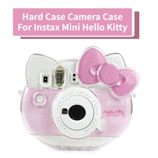 [พร้อมส่ง] เคสกระเป๋าใส่กล้อง แบบแข็ง ลาย Hello Kitty สําหรับ Poalroid Instax Mini KT