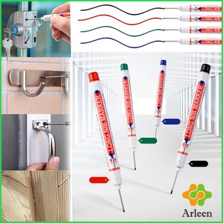 Arleen ปากกามาร์คเกอร์ พร้อมส่ง ปากกามาร์คเกอร์หัวยาว งานไม้ marking pen