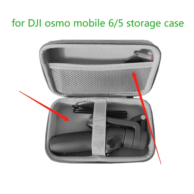 Hard Handheld Gimbal สําหรับ om6/5 Simple แบบพกพากระเป๋าอุปกรณ์เสริมกระเป๋าถือทนทานสําหรับ DJI OSMO Mobile 6 /DJI OM 5