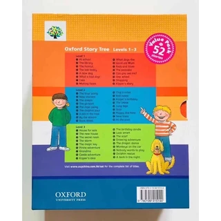 1 Set 52 Books 1-3 Levels Oxford Story Tree Baby English Reading Picture Book Story Kindergarten kids