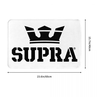 ใหม่ Supra (1) พรมเช็ดเท้า ผ้าสักหลาด กันลื่น ดูดซับน้ําได้ดี แห้งเร็ว 16x24 นิ้ว สําหรับห้องน้ํา ห้องนั่งเล่น โซฟา ห้องนอน พร้อมส่ง