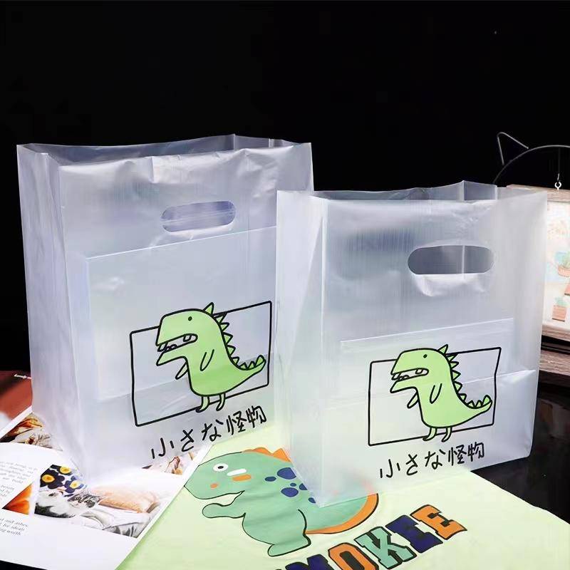 ถุงพลาสติกใส่ขนมปัง 3ไซส์ให้เลือก 1แพ็คมี50pcs ลวดลายน่ารัก สําหรับห่อของขวัญ รูปที่ 6