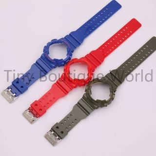 ชุดสายนาฬิกาข้อมือซิลิโคน และเรซิ่น สําหรับ G-Shock GA-110 GA100 GA120 GA-140 GA150 GD-120 100 110 GLS-100 110 120