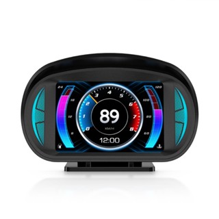 Edb* เครื่องวัดความเร็วดิจิทัล P2 GPS HUD ความคมชัดสูง สําหรับรถยนต์