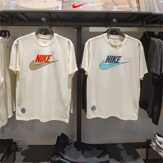 Nike ใหม่ เสื้อยืดลําลอง แขนสั้น ระบายอากาศ ทรงหลวม เหมาะกับการวิ่ง เล่นกีฬา ฤดูร้อน สําหรับผู้ชาย DJ1340