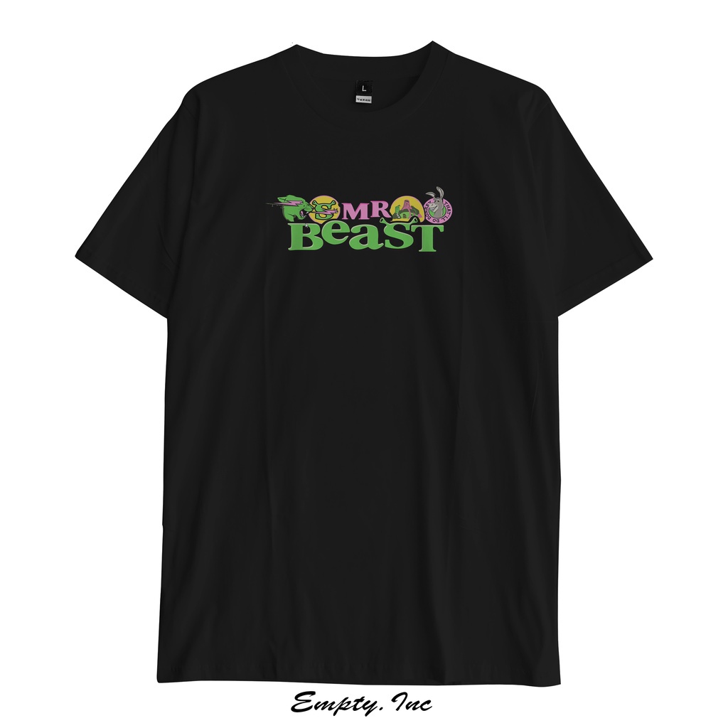 Mr. Mr. Beast X Shrek Graphic Printed T-Shirt