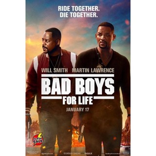 DVD ดีวีดี Bad Boys For Life (2020) แบดบอยส์ คู่หูตลอดกาล ขวางทางนรก (เสียง ไทยมาสเตอร์/อังกฤษ ซับ ไทย/อังกฤษ) DVD ดีวีด