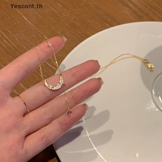 Yescont ใหม่ สร้อยคอโชคเกอร์ จี้รูปดาวห้าแฉก สีทอง เรียบง่าย เครื่องประดับแฟชั่น สําหรับผู้หญิง ขายส่ง TH