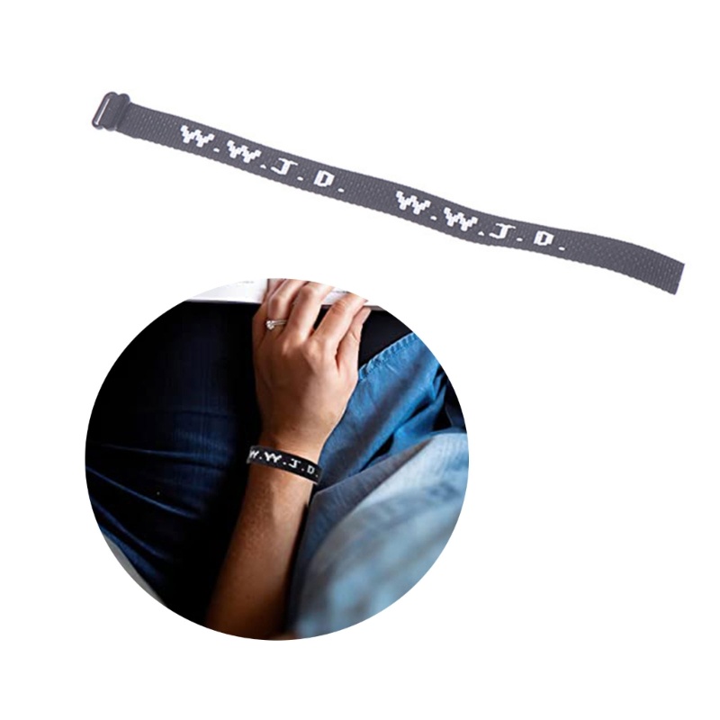 Seas 4 ชิ้น สายรัดข้อมือทอแบบสวยงาม ศาสนาคริสเตียน WWJD เหมาะสำหรับผู้ชาย ผู้หญิง และเด็กและเยาวชน