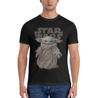 เสื้อยืด พิมพ์ลาย Star Wars The Mandalorian The Child Yoda แฟชั่นสําหรับผู้ชาย