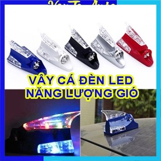 🚗 Đèn Vây Cá Trang Trí Năng Lượng Gió – Phụ Kiện Độc Đáo Cho Xe Ô Tô & Xe Máy 🦈
