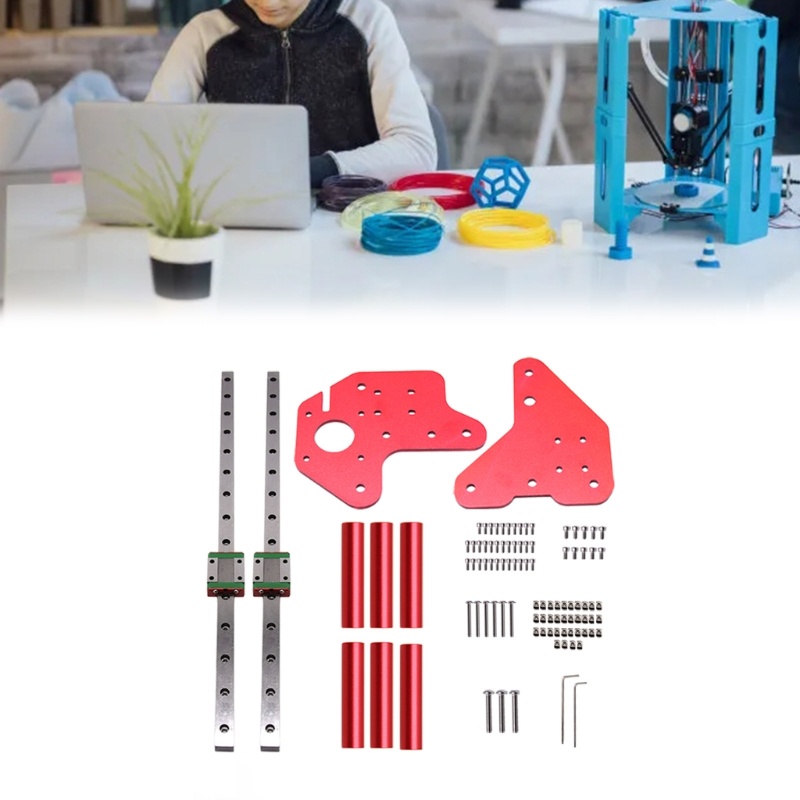 C* Dual Z-Axis MGN12C Linear Guide ชุดอัพเกรดพร้อมขายึดสําหรับ Ender-3