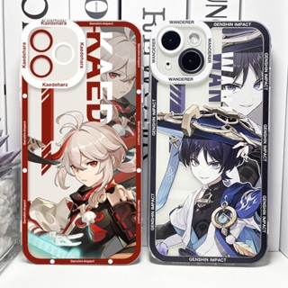 Genshin Impact Hu Tao เคสโทรศัพท์ ซิลิโคน TPU ใส กันกระแทก ลายการ์ตูน Angel Eyes Wanderer คุณภาพสูง สําหรับ Huawei P40 Lite Nova 5T