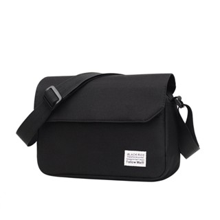 Cool👜 กระเป๋าสะพายผู้ชายเรียบง่ายสไตล์ใหม่กระเป๋าสะพายข้างน้ำหนักเบา/ความจุขนาดใหญ่ Y-035