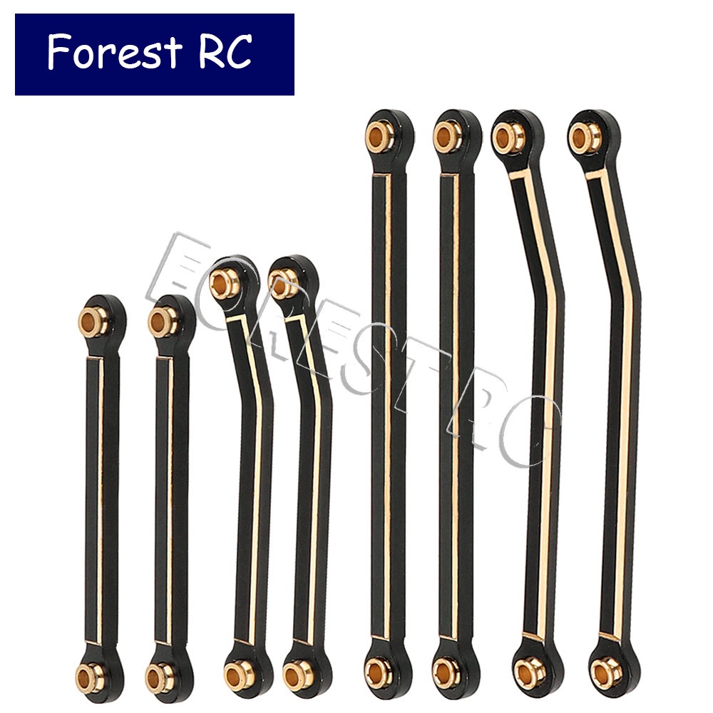 Forestrc TRX4-M ชุดอะไหล่อัพเกรด เชื่อมตัวถังรถยนต์ ทองเหลือง สีดํา สําหรับรถไต่หินบังคับ 1/18 TRX4M