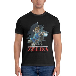 เสื้อยืดลําลอง แขนสั้น พิมพ์ลาย The Legend Of Zelda Game ลดราคาครั้งใหญ่