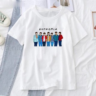 👕💥 Kpop Friends T Shirt  Funny Summer Graphic T Shirts Korean Fashion Kawaii Clothes Funny Graphic Tee Shirt Tops Tee