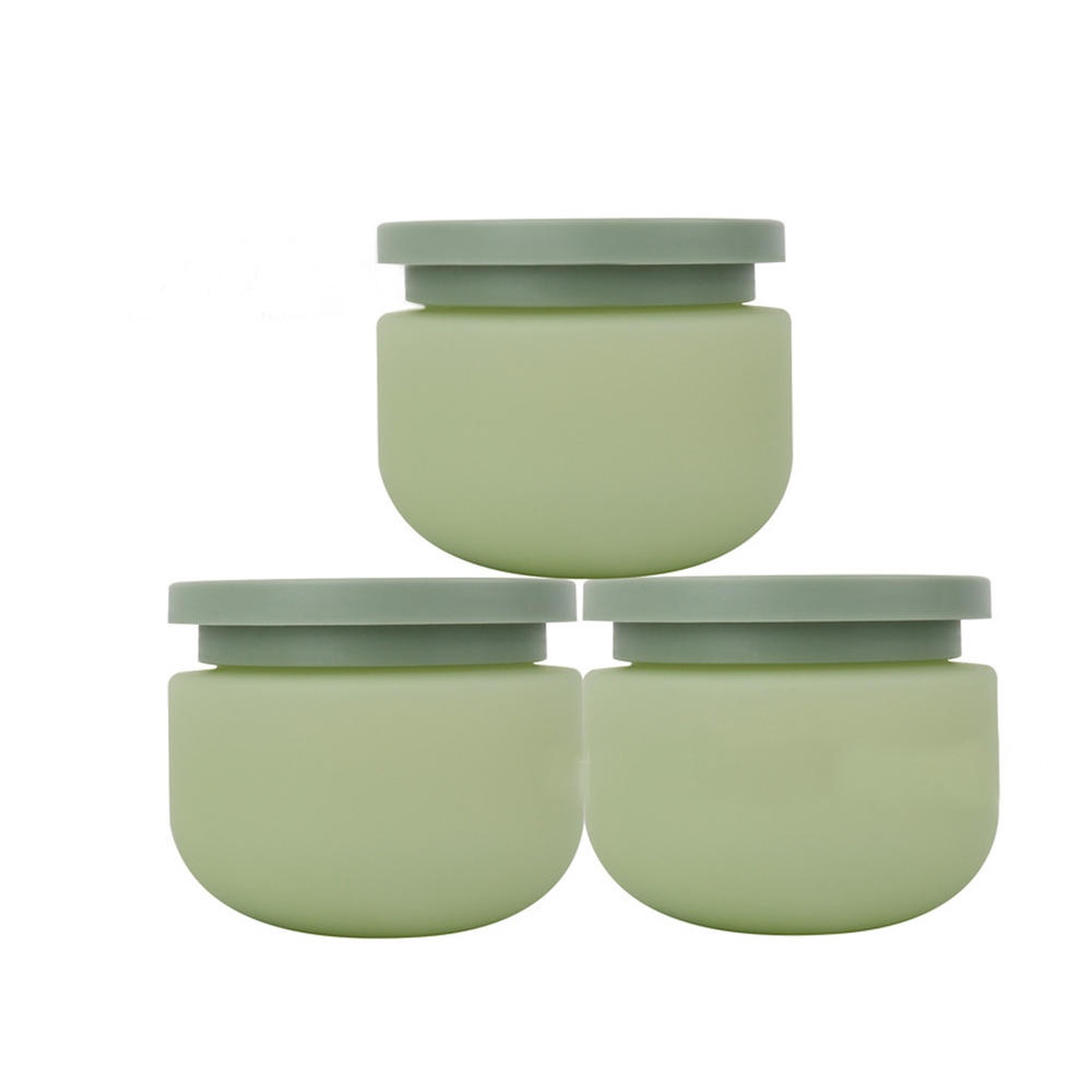 ขวดครีม PE เนื้อแมตต์ สีเขียว ขนาด 250 กรัม สําหรับขัดผิว