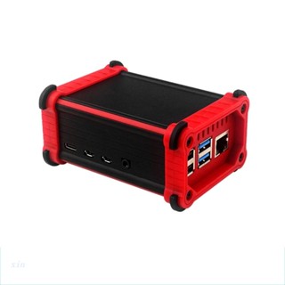 Xi เคสอลูมิเนียมอัลลอย พร้อมฮีทซิงค์ สําหรับ Raspberry Pi 4 Model B Raspberry Pi 4