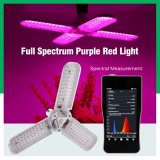 อุปกรณ์ไฟ ไฟปลูกต้นไม้ LED Grow Light Full Spectrum 24w 36W 48W E27 หลอดไฟปลูกต้นไม้ ไฟต้นไม้ สําหรับปลูกพืชเรือนกระจก