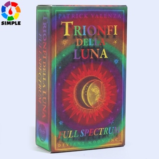 Trionfi Della Luna Full Spectrum Paradoxical Edition Marseilles Style 78 Cards Deck Card Game