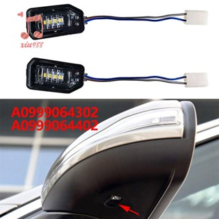 1 คู่ LED กระจกมองหลัง Puddle Light Courtesy Light Parts อุปกรณ์เสริมสำหรับ Benz W205W213 W222 GLB 2014-2020 ไม่มีกล้อง A0999064302 เอ0999064402