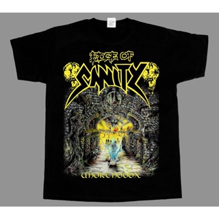 Camiseta Preta EDGE OF SANITY UNORTHODOX92 เสื้อยืด ลายวาฟเฟิล ของขวัญวันเกิด สําหรับผู้ชาย คุณแม่ พ่อ