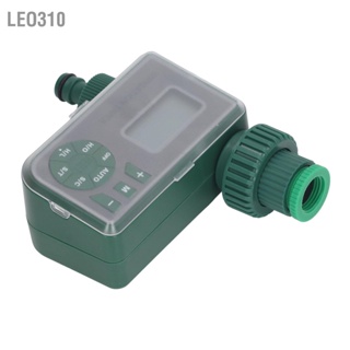 Leo310 ตัวจับเวลาการชลประทานอัจฉริยะหน้าจอ LCD สายสวนรดน้ำตัวควบคุมเวลาอัตโนมัติหรือด้วยตนเอง