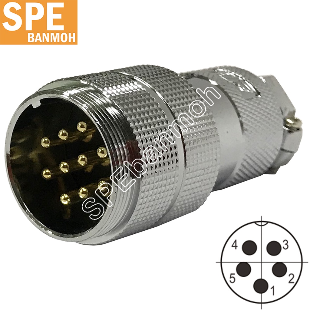 [ 1 ชิ้น ] GX30-PW-05 5P ผู้ต่อสาย