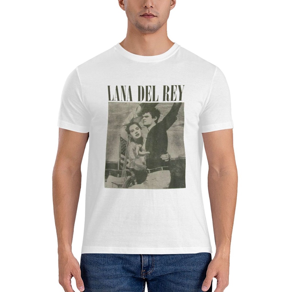 Lana Del Rey Ldr Sailing Tan Cream เสื้อยืดผู้ชายคุณภาพสูง