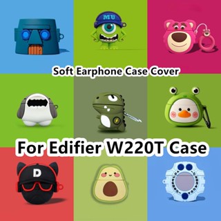 【ของแท้】เคสหูฟัง แบบนิ่ม ลายการ์ตูนน่ารัก สําหรับ Edifier W220T W220T