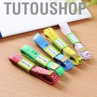 Tutoushop Soft Tape Measure Long Accurate Brilliant Color Cloth Tape Measure for Sewing Tailoring