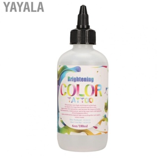 Yayala 180ml Tattoo  Brightener Color Mixing Solution Brighten Blending Color Safe Gentle Tattoo Pigment Diluent Tattoo Accessories