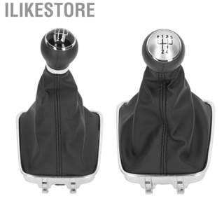 Ilikestore Car Gearstick Gaiter Kit  Aging 5 Speed Gear Shift Knob Boot Set PVC Leather for Car