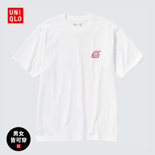 Uniqlo เสื้อยืดแขนสั้น พิมพ์ลายนารูโตะ สําหรับผู้ชาย และผู้หญิง (UT)